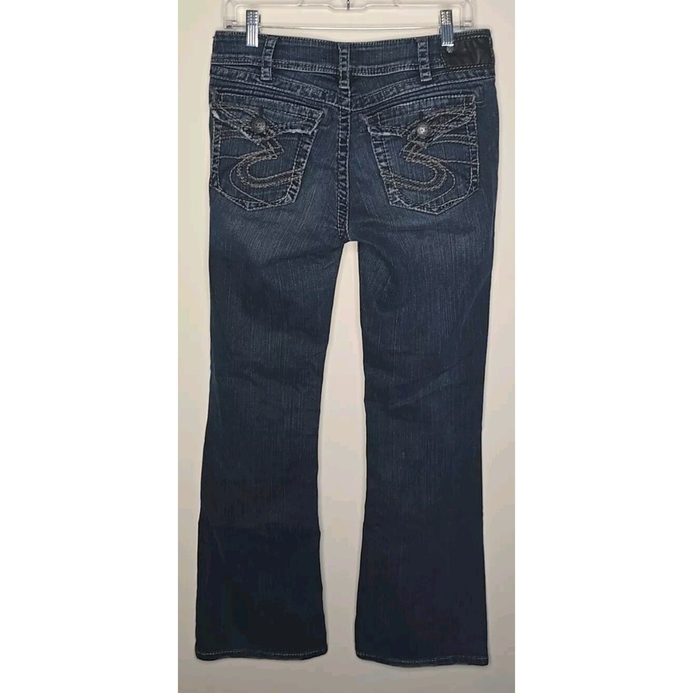 Silver‎ Womens Jeans W30 L32 Suki Surplus Bootcut Curvy Flap Pockets Western Y2K